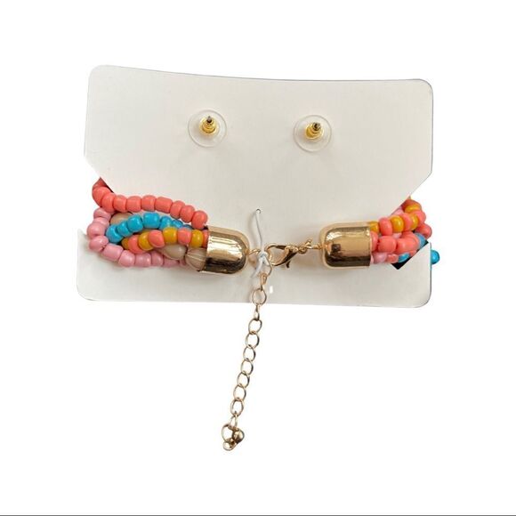 Indigo Authority Monarch Pastel Bracelet & Earring Set - New in Box - Picture 2 of 3